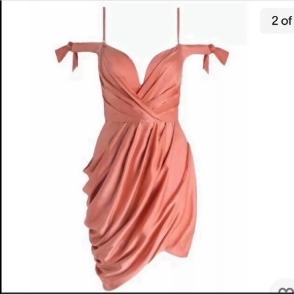 Zimmermann Dresses & Skirts - New Zimmermann winsome drape Cocktail peony blush mini dress